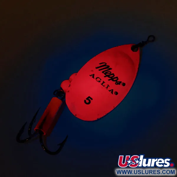 Mepps Aglia 5 Cucchiaino, Hot Pink UV, 14g, UV-Attivo, #12695