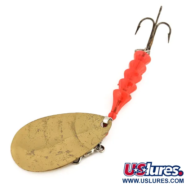 Luhr Jensen TEE Spoon Rotante, Gold/Red, 14g, UV-reattivo, #12760