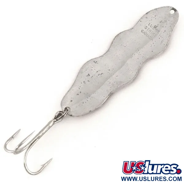 Lucky Strike Serpent Wobbler Ondulante, Rosso/Bianco/Nickel, 18g, #12774