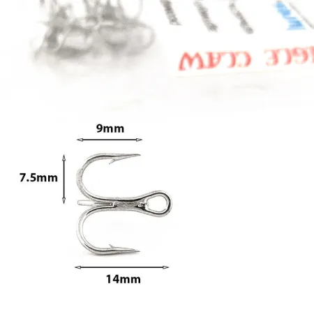 Eagle Claw 957, Misura #8, Nichel, Ancoretta #12805