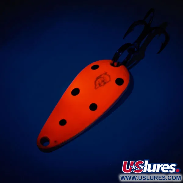 Cucchiaino Eppinger Dardevle Lildevle UV, Rosso/Nero/Nichel, 3.4g, #12820