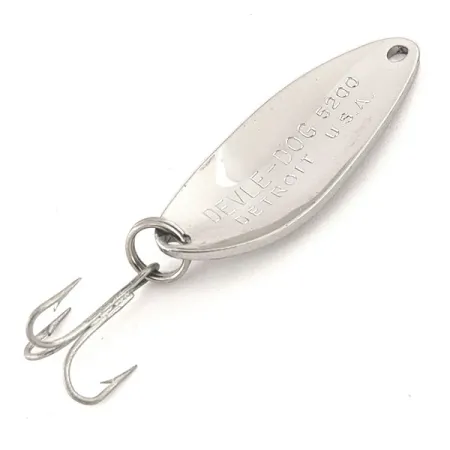 Dardevle Devle Dog 5200 Ondulante, Nickel, 7g, Vintage, #12822