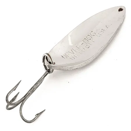 Dardevle Devle Dog 5400 Ondulante, Nichel, 18g, Detroit USA, #12824