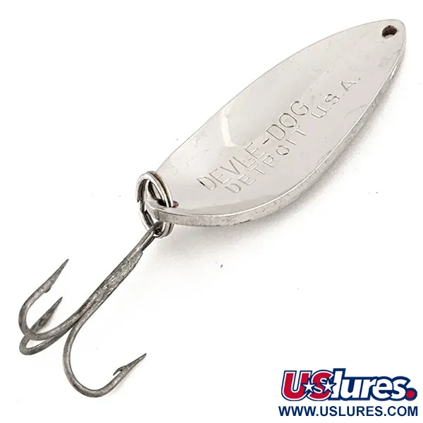 Dardevle Devle Dog 5400 Ondulante, Nichel, 18g, Detroit USA, #12824