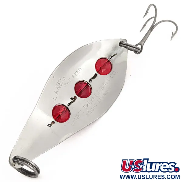Ondulante Lane's Sparkl-l Wobbler, Nickel / Red Eyes, 21g, Perle, #12838
