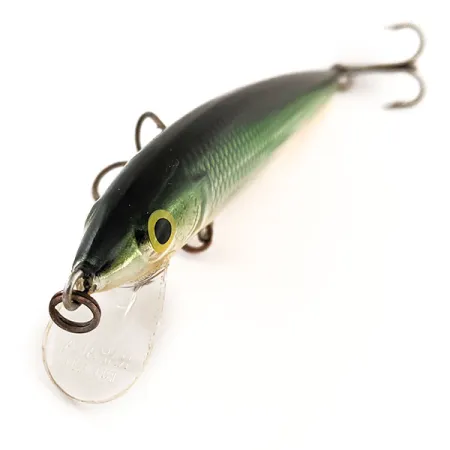 Rapala Husky Jerk 10 Artificiale, Argento-Verde-Oro, 10g, Suspending, #12839