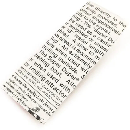 Luhr Jensen Super-Duper 503 Ondulante, Marrone/Rosso, 4.3g, #12843