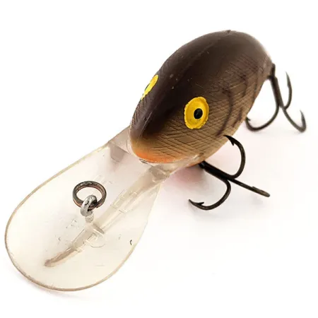 Rebel Deep Maxi R Crankbait, Brown Tiger, 28g, Vintage, #12867