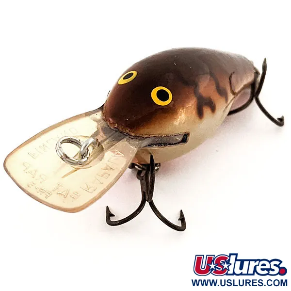 Rapala Fat Rap FR 5 Crankbait, Brown Tiger, 8,8g, Balsa, #12875