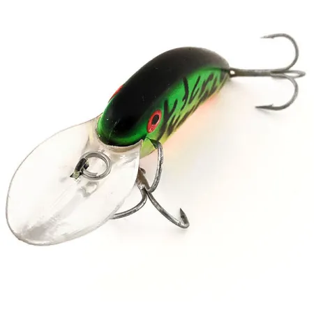 Bomber Fat Free Shad UV Crankbait, Fire Tiger, 10g, Finitura UV, #12876