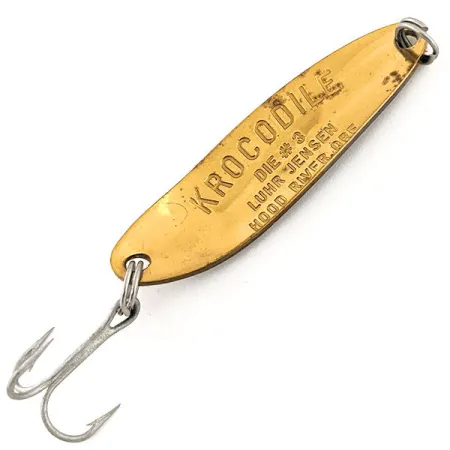 Ondulante Luhr Jensen Krocodile Die #3, Giallo/Nero/Oro, 10g, #12880