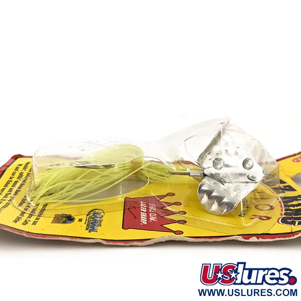 Strike King Buzzbait Buzz King, Nickel/Chartreuse, 5,3g, elica 3 pale, #12891