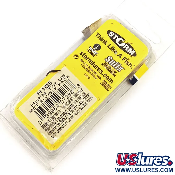 Storm Original Hot'N Tot Artificiale, Nero / Argento, 6,5g, Paletta in metallo, #12897