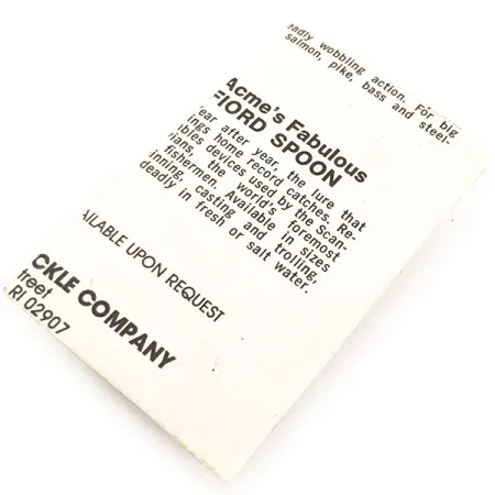 Acme Phoebe Ondulante, Argento, 4g, Azione Oscillante, #12903