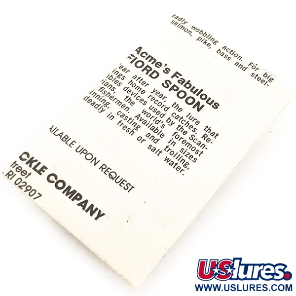 Acme Phoebe Ondulante, Argento, 4g, Azione Oscillante, #12903