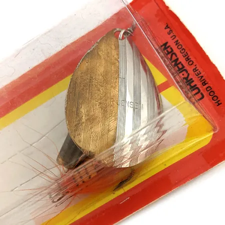 Luhr Jensen Bear valley Dressed Cucchiaino, Ottone/Argento, 14g, #12904