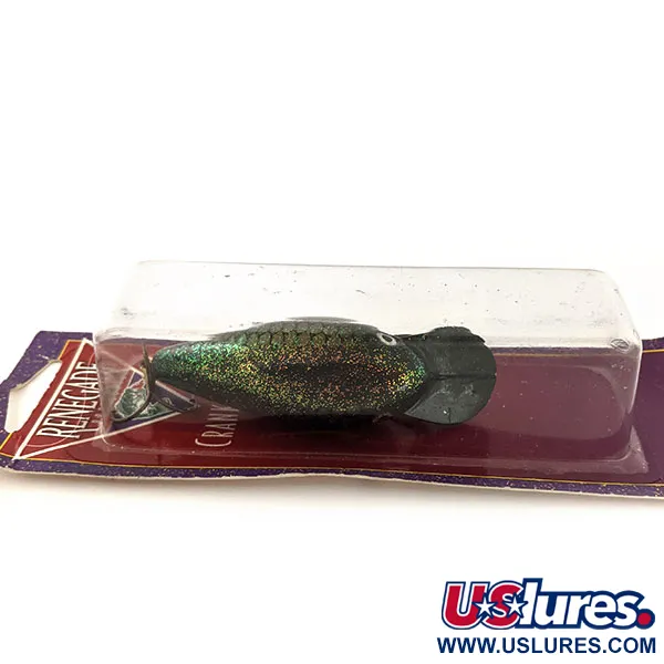 Renegade Crank Shad Crankbait, Verde Scuro Oro, 11g, Rattle, #12933