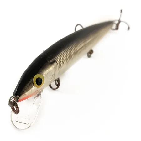 Rapala Husky Jerk 12 Minnow, Argento/Nero, 13g, Rattling, #12946