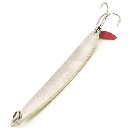 Bay De Noc Laker Taker UV Ondulante, Nichel/Rosso/Giallo, 21g, UV, #12973