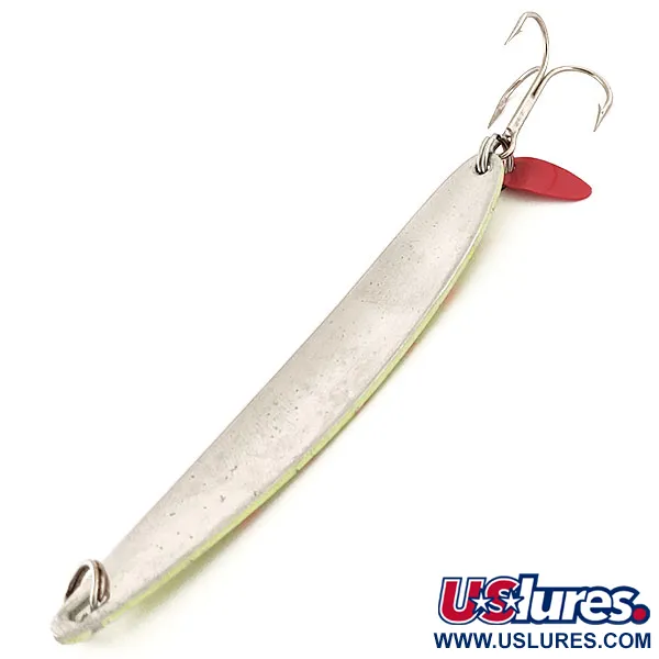 Bay De Noc Laker Taker UV Ondulante, Nichel/Rosso/Giallo, 21g, UV, #12973