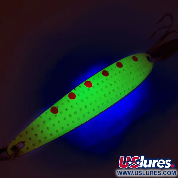 Bay De Noc Laker Taker UV Ondulante, Nichel/Rosso/Giallo, 21g, UV, #12973