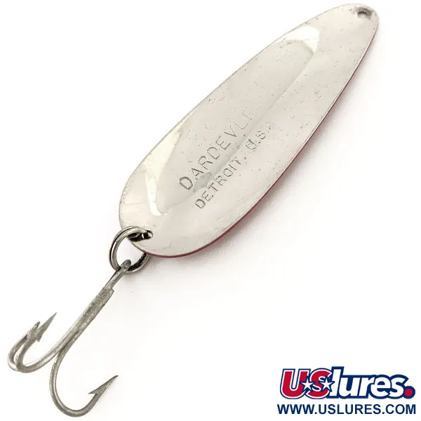 Eppinger Dardevle Ondulante, Rosso / Bianco / Nichel, 28g, #12981