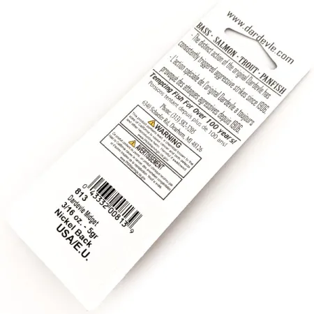 Eppinger Dardevle Midget, 3/16oz Frog, Cucchiaino Ondulante #17705