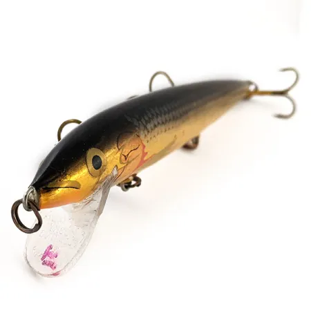 Rapala Husky Floating 13 Artificiale, Oro, 9g, Legno di Balsa, #12999