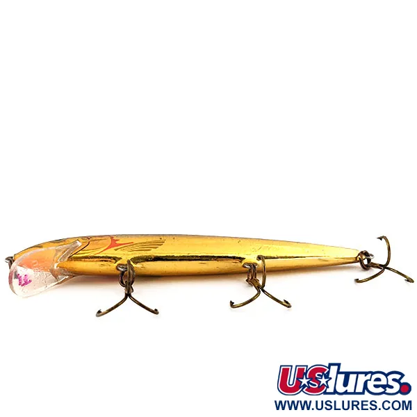 Rapala Husky Floating 13 Artificiale, Oro, 9g, Legno di Balsa, #12999