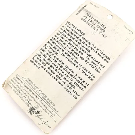 Luhr Jensen Loco 3 Ondulante, Oro, 17g, Martellato, #13000