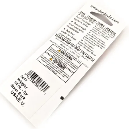 Eppinger Red Eye Wiggler Ondulante, Five of Diamonds, 7g, Occhi vetro, #13008