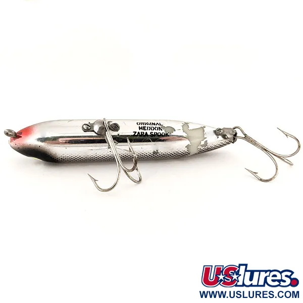Heddon Zara Spook Esca Topwater, Argento, 17g, Vintage, #13037