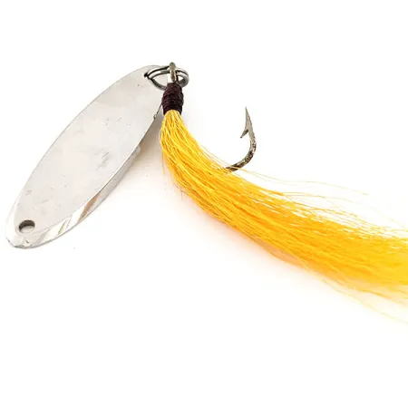 Ondulante Acme Kastmaster, Nichel, 21g, Bucktail Giallo, #13039