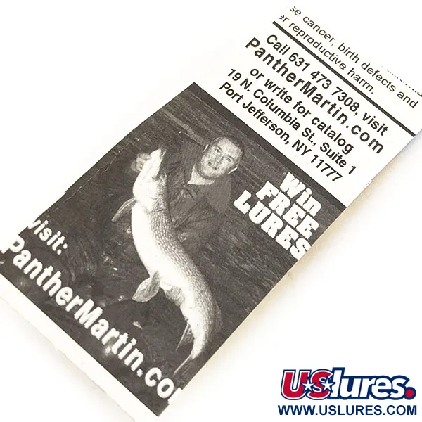 Panther Martin 2 Cucchiaino, Argento, 2,5g, Punti Rossi, #13062