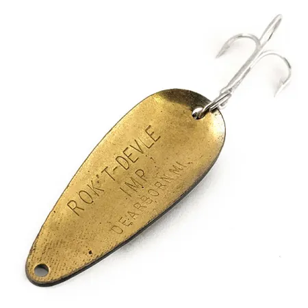 Dardevle Rok't Imp Cucchiaino, Nero/Bianco/Ottone, 21g, Ottone, #13066