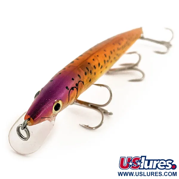 Rapala Husky Jerk HJ 14 Artificiale, Arancio/Viola, 18g, Neutro, #13074
