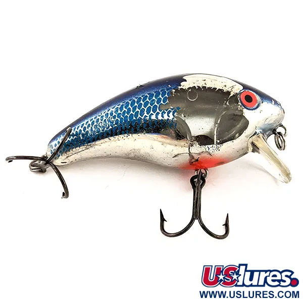 Mann's 1 minus Crankbait, Nickel Blue Back, 28g, Rattling, #13084