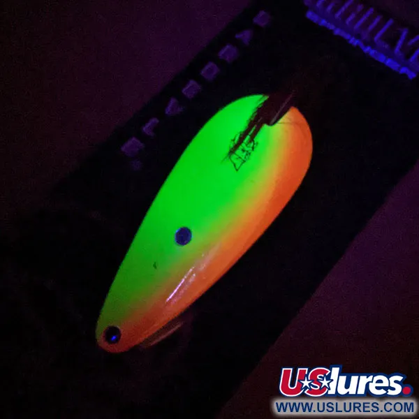 Eppinger Weedless Dardevle Imp UV Ondulante, Giallo/Arancio, 11g, #13088