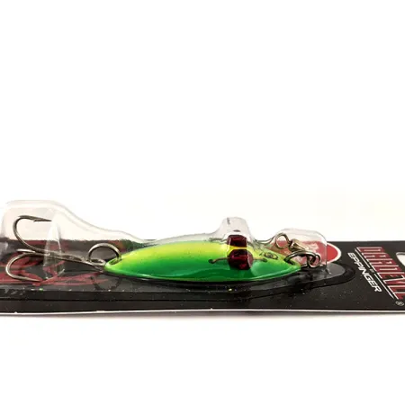 Eppinger Red Eye Wiggler UV Cucchiaino, Electric Lime/Nickel, 7g, #13097