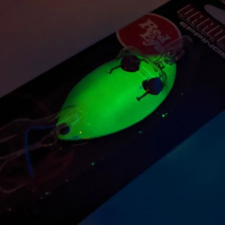 Eppinger Red Eye Wiggler UV Cucchiaino, Electric Lime/Nickel, 7g, #13097