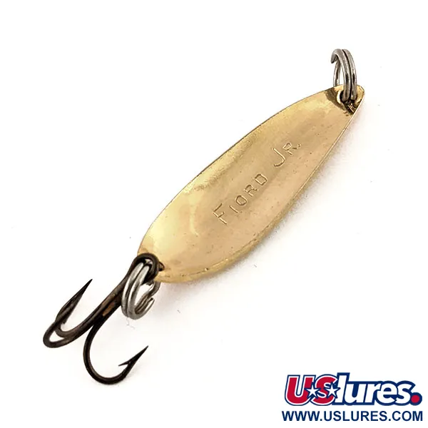 Ondulante Acme Fiord Spoon Jr, Oro/Arancio, 3,4g, Vintage, #13112