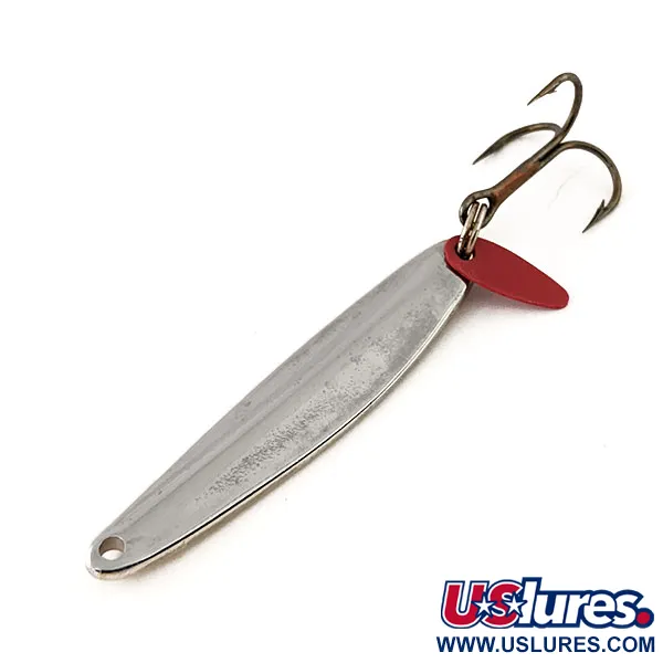 Bay de Noc Swedish Pimple #4 UV Cucchiaino, Nickel/Giallo, 7g, #13119