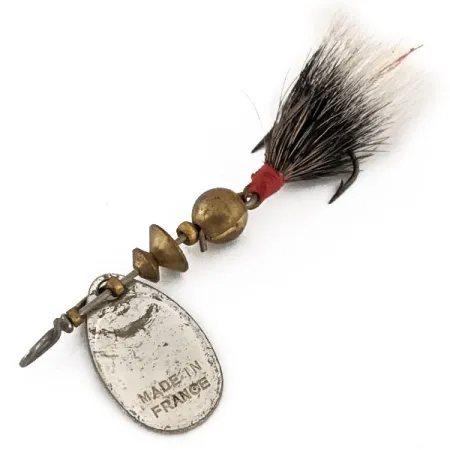 Mepps Aglia 0 Dressed Cucchiaino, Argento, 2,5g, Coda scoiattolo, #13124