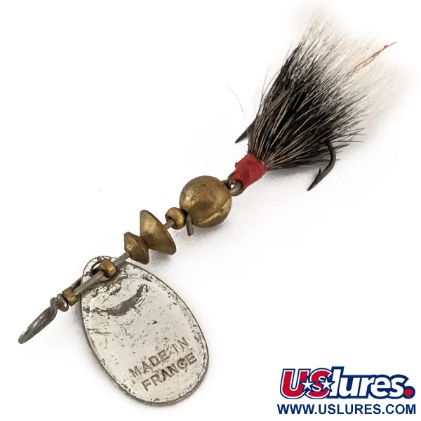 Mepps Aglia 0 Dressed Cucchiaino, Argento, 2,5g, Coda scoiattolo, #13124