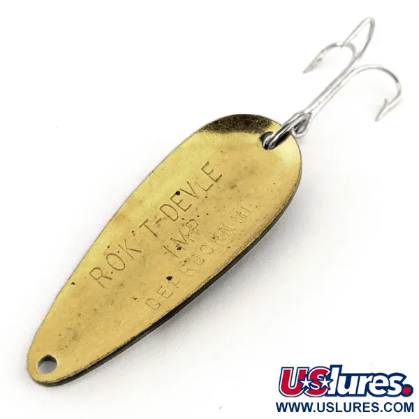 Dardevle Rok't Imp Ondulante, Nero/Bianco/Ottone, 21g, Vintage, #13136