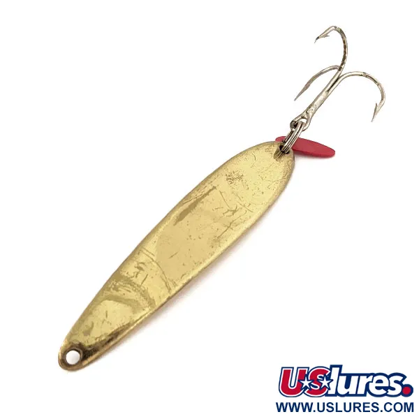 Bay de Noc Swedish Pimple #8 Cucchiaino, Oro, 28g, Paletta Rossa, #13139