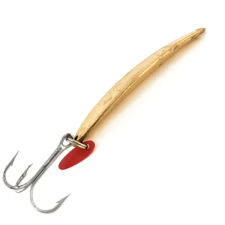 Bay de Noc Swedish Pimple #8 Cucchiaino, Oro, 28g, Paletta Rossa, #13139