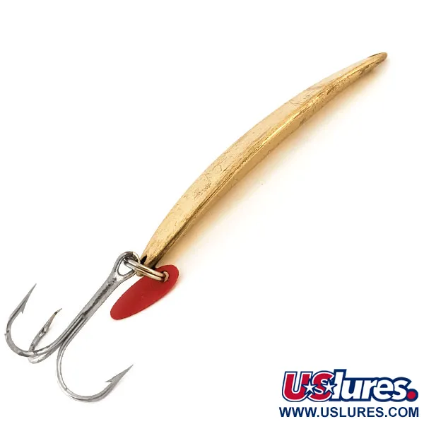 Bay de Noc Swedish Pimple #8 Cucchiaino, Oro, 28g, Paletta Rossa, #13139