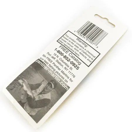 Panther Martin 2 Cucchiaino, Giallo, 2,5g, Paletta in asse, #13192