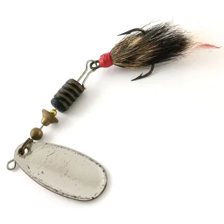 Mepps Comet 3 Dressed Cucchiaino, Argento, 6,5g, Vintage 1960s, #13278